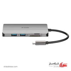 قیمت هاب مبدل دی لینک 8 پورت USB-C مدل D-link DUB-M810 - شبکه ساز