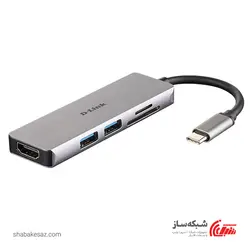 خرید و قیمت هاب دی لینک D-Link DUB-M530 با 5 پورت USB-C - شبکه ساز