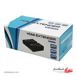 قیمت و خرید اکستندر HDMI با کابل شبکه Extention 60M - شبکه ساز