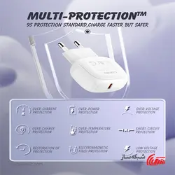 قیمت و خرید شارژر موبایل الدینیو Ldnio A1206C - شبکه ساز