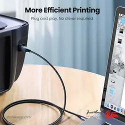 قیمت و خرید کابل پرینتر یوگرین Ugreen US369 طول 2 متر - شبکه ساز