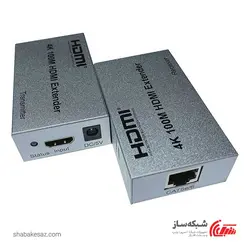 قیمت و خرید اکستندر HDMI وی نت 100 متری با کابل شبکه - شبکه ساز
