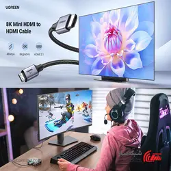 قیمت و خرید کابل mini HDMI یوگرین UGREEN HD163 - شبکه ساز