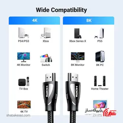 قیمت و خرید کابل HDMI 8K یوگرین Ugreen HD140 - شبکه ساز