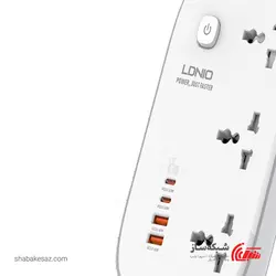 قیمت و خرید سه راهی برق الدینیو LDNIO SC3416 - شبکه ساز