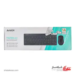 قیمت و خرید کیبورد و ماوس بی سیم ایفورتک A4tech FG2300 - شبکه ساز