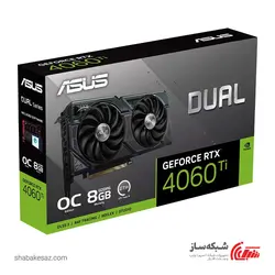 قیمت و خرید کارت گرافیک ایسوس ASUS GeForce RTX 4060 Ti Dual OC 8GB - شبکه ساز