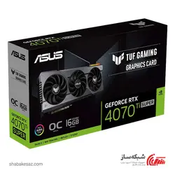 قیمت و خرید کارت گرافیک ایسوس ASUS GeForce RTX 4070 Ti TUF SUPER 16GB - شبکه ساز