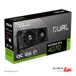 قیمت و خرید کارت گرافیک ایسوس ASUS GeForce RTX 4070 DUAL OC 12GB - شبکه ساز