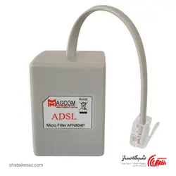 قیمت و خرید اسپلیتر و نویزگیر مگ کام Magcom AFN804P ADSL - شبکه ساز