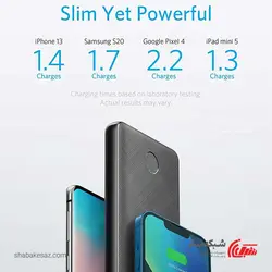 قیمت و خرید شارژر همراه انکر Anker A1244H11 ظرفیت 10000mah فست شارژ pd 18W - شبکه ساز