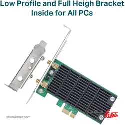 قیمت و خرید کارت شبکه تی پی لینک TP-Link Archer T6E بی سیم دوباند AC1300 - شبکه ساز