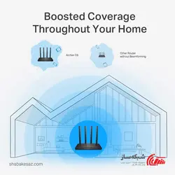 قیمت و خرید روتر تی پی لینک TP-LINK Archer C6 بی سیم دوباند AC1200 - شبکه ساز