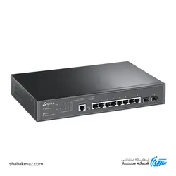 سوییچ تی پی لینک TP-LINK TL-SG3210 گیگابیت 8 پورت با 2 پورت SFP مدیریتی