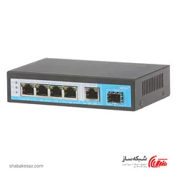 قیمت و خرید سوئیچ اچ اریوای HRUI HR901-AFG-411S دسکتاپ 6 پورت 10/100/1000Mbps با 4 پورت POE - شبکه ساز