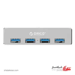 قیمت و خرید هاب ORICO MH4PU با 4 پورت USB 3.0 فلزی Clip Type - شبکه ساز