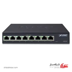 قیمت و خرید سوییچ شبکه پلنت Planet GSD-805 دسکتاپ 8 پورت 10/100/1000Mbps بدنه فلزی - شبکه ساز