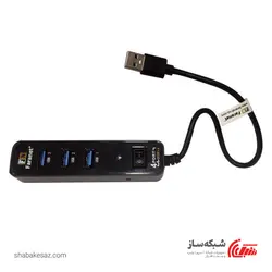 قیمت و خرید هاب فرانت Faranet FN-U3H403S پاور دار 4 پورت USB 3.0 با کابل 30CM - شبکه ساز