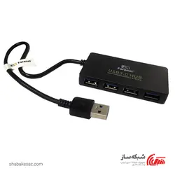 قیمت و خرید هاب فرانت Faranet FN-U3H401 با 4 پورت USB 3.0 با کابل 30CM - شبکه ساز