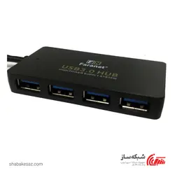 قیمت و خرید هاب فرانت Faranet FN-U3H401 با 4 پورت USB 3.0 با کابل 30CM - شبکه ساز