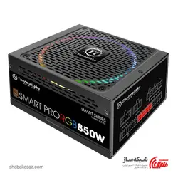 قیمت و خرید منبع تغذیه کامپیوتر ترمال تک Thermaltake ProRGB850W توان 850W RGB اسمارت - شبکه ساز