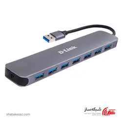 قیمت و خرید هاب دی-لینک D-Link Dub-1370 با 7 پورت USB 3.0 - شبکه ساز