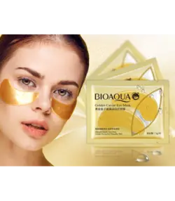 ماسک ورقه ای زیر چشم کلاژن دار خاویار طلایی بیوآکوا