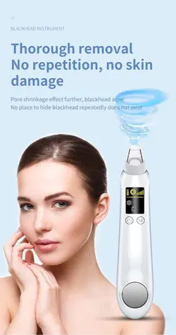 میکرودرم 5 قدرته دیجیتالی هات اند کلد خانگی Blackhead Cold & Hot