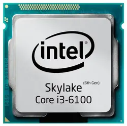 پردازنده مرکزی اینتل سری Skylake مدل Core i3-6100