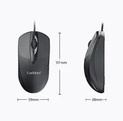 فروش عمده موس سیم دار ارلدام (Earldom) مدل ET-KM2