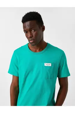 تی شرت آستین کوتاه مردانه کوتون ۲SAM10931HK-سبز