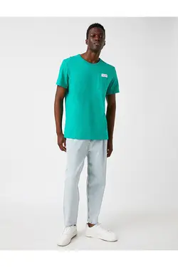 تی شرت آستین کوتاه مردانه کوتون ۲SAM10931HK-سبز