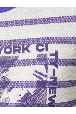 تی شرت آستین کوتاه مردانه کوتون ۲SAM11246HK-بنفش