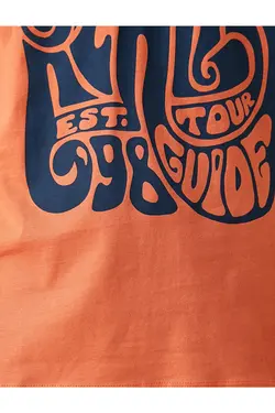 تی شرت آستین کوتاه مردانه کوتون ۲SAM11044HK-نارنجی