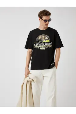 تی شرت آستین کوتاه مردانه کوتون ۲SAM11207HK-مشکی