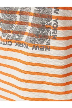 تی شرت آستین کوتاه مردانه کوتون ۲SAM11246HK-نارنجی