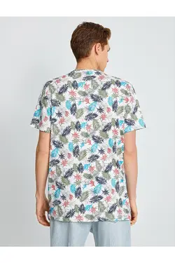 تی شرت آستین کوتاه مردانه کوتون ۲SAM11121HK-سبز