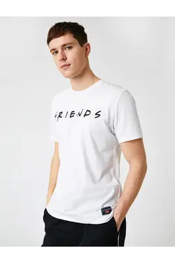 تی شرت آستین کوتاه مردانه کوتون ۲SAM10950HK-سفید