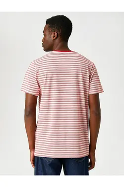 تی شرت آستین کوتاه مردانه کوتون ۲SAM11239HK-قرمز