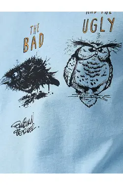 تی شرت آستین کوتاه مردانه کوتون ۲SAM11257HK-آبی