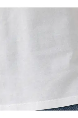 تی شرت آستین کوتاه مردانه کوتون ۲SAM10383HK-سفید