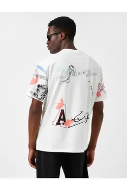 تی شرت آستین کوتاه مردانه کوتون ۲SAM11215HK-مشکی