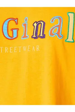 تی شرت آستین کوتاه مردانه کوتون ۲SAM11261HK-نارنجی