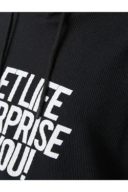 تی شرت آستین کوتاه مردانه کوتون ۲YAM11126HK-مشکی