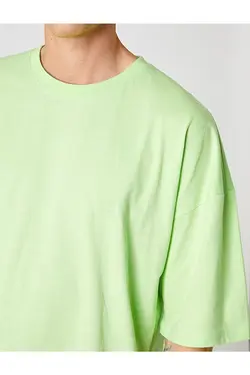 تی شرت آستین کوتاه مردانه کوتون ۲YAM12265LK-سبز