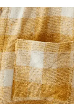 پیراهن آستین بلند مردانه کوتون ۲KAM65035KW-زرد