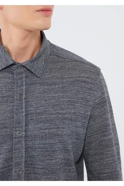 پیراهن آستین بلند مردانه ماوی ۰۲۱۸۸۴-۳۵۰۳۷