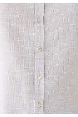 پیراهن فیت آستین بلند مردانه ماوی ۰۲۰۵۷۹-۸۰۰۲۰-خاکستری