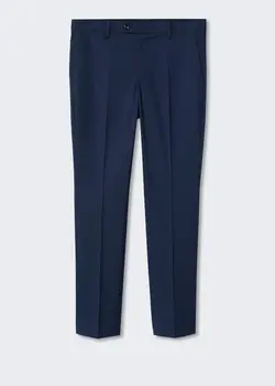 شلوار رسمی سرمه ای مردانه منگو