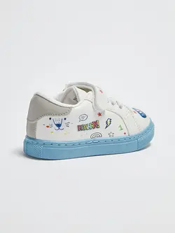 کفش کتانی نوزادی پسر سفید السی وایکیکی